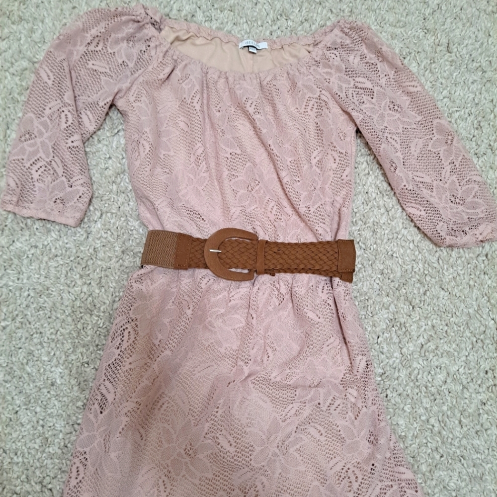 Delia's dusty rose lace dress. Size XS